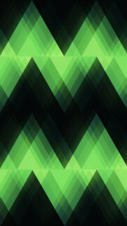 Minimalist Green Geometric Triangle Pattern Mobile Wallpaper
