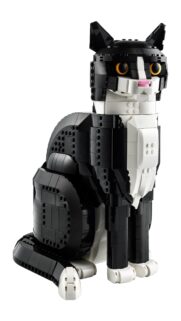 Stunning Lego Tuxedo Cat Model Wallpaper for Desktop and Mobile