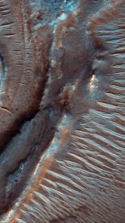 Stunning Mars Surface Aerial View High Definition Mobile Wallpaper