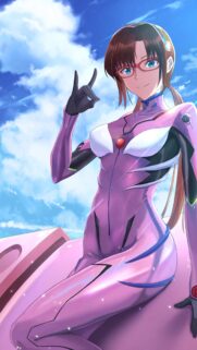 Mari Makinami Illustrious Neon Genesis Evangelion Anime Wallpaper