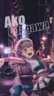 Ako Udagawa Bang Dream Aesthetic Anime Wallpaper for Mobile