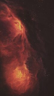 Stunning Red Nebula Space Galaxy Mobile Wallpaper for Phone Screens