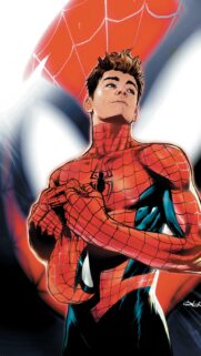 Peter Parker Unmasked Spider-Man Heroic Comic Art Wallpaper for Mobile