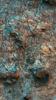 Stunning Mars Surface Aerial View High Definition Mobile Wallpaper