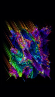Vibrant Abstract Liquid Motion Wallpaper for Mobile Phones