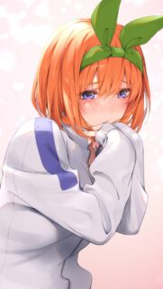Cute Yotsuba Nakano Anime Girl With Orange Hair Wallpaper HD