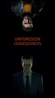 Half Life Gordon Freeman and G Man Unforeseen Consequences Mobile Wallpaper