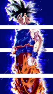 Ultra Instinct Goku Glitch Effect Mobile Wallpaper HD