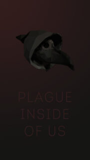 Minimalist Low Poly Plague Doctor Mask Dark Aesthetic Mobile Wallpaper