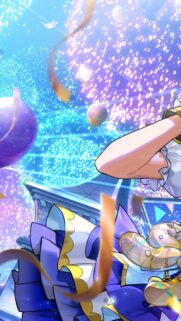 Anime Concert Celebration Wallpaper with Confetti and Stage Lights in High Definition