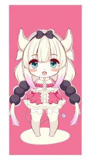 Cute Kanna Kamui Chibi Anime Wallpaper for Mobile Phone