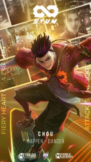 Chou STUN Skin Mobile Legends Wallpaper – Dynamic Streetwear Rapper Aesthetic
