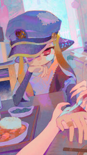 Splatoon Inkling Girl Anime Wallpaper Aesthetic Pastel Art Mobile Background