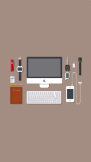 Minimalist Tech Everyday Carry Flat Lay High Definition Mobile Wallpaper