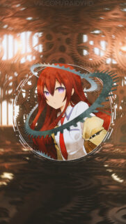 Steins Gate Kurisu Makise Gears Wallpaper for Mobile Phone