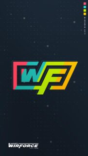 WirForce 2017 Minimalist Gaming Logo Wallpaper for Mobile