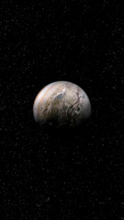 Majestic Jupiter Planet in Deep Space High Definition Mobile Wallpaper
