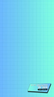 Minimalist Blue Grid Gradient Aesthetic Mobile Wallpaper with Modern Typography