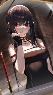 Stunning Yor Forger Spy x Family Anime Wallpaper in High Definition for Mobile