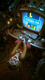 Steampunk Gamer Retro Gaming Setup Mobile Wallpaper