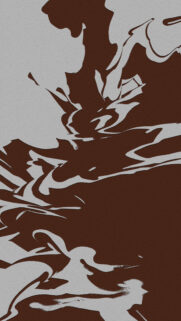 Minimalist Abstract Brown and Grey Textured Liquid Wave Wallpaper for Mobile