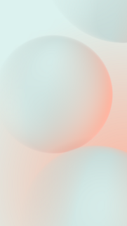 Minimalist Soft Pastel Gradient Bubbles High Resolution Mobile Wallpaper