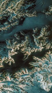 Stunning Satellite View of Frozen Glacier Landscapes High Resolution Mobile Wallpaper