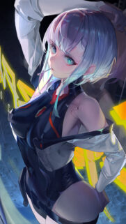Stunning Lucy Cyberpunk Edgerunners Wallpaper for Mobile Phone