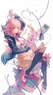 Chiaki Nanami Anime Gaming Aesthetic High Quality Mobile Wallpaper