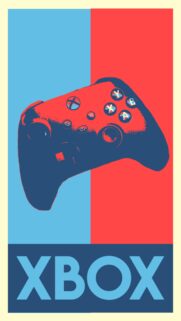 Pop Art Style Xbox Controller Mobile Wallpaper – High Resolution Gaming Background