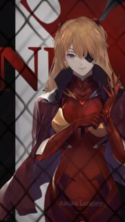 Asuka Langley Shikinami Evangelion High Resolution Mobile Wallpaper