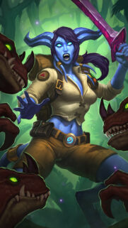 Draenei Explorer Fantasy Art Wallpaper for Mobile Phones