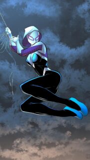 Spider Gwen Marvel Superhero High Resolution Mobile Wallpaper