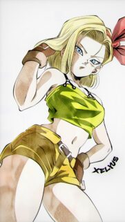 Android 18 Dragon Ball Z High Quality Anime Wallpaper for Mobile