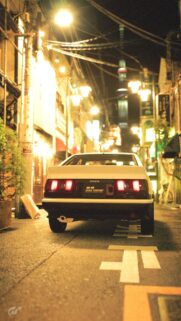 Toyota AE86 Trueno JDM Night Street Aesthetic Wallpaper for Mobile