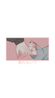 Aesthetic Pinky Promise Anime Couple Hands Wallpaper for Mobile