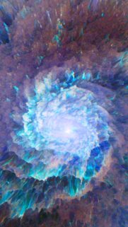 Abstract Cosmic Nebula Vortex High Resolution Mobile Wallpaper