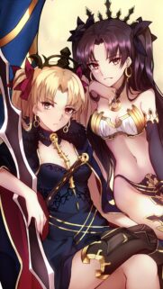 Ereshkigal and Ishtar Fate Grand Order Anime Wallpaper