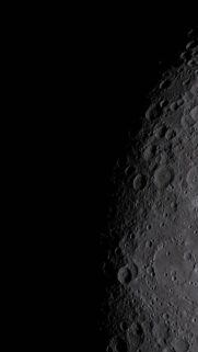 High Resolution Moon Surface Lunar Craters Mobile Wallpaper