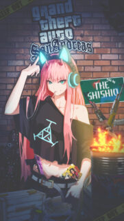 Zero Two GTA San Andreas Aesthetic Anime Wallpaper 4K