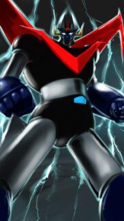 Mazinger Z Super Robot Electric Aura Wallpaper for Mobile