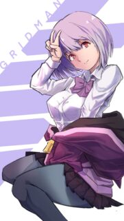 Akane Shinjo SSSS Gridman Aesthetic Anime Girl Wallpaper for Mobile