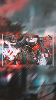 Korekiyo Shinguji Aesthetic Anime Wallpaper with Red Rose