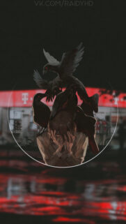 Anime Boy with Ravens Dark Aesthetic Mobile Wallpaper