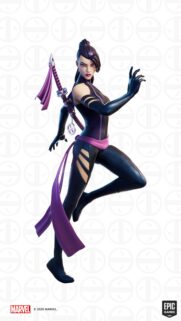 Psylocke Marvel Fortnite Skin Wallpaper High Quality Mobile Background
