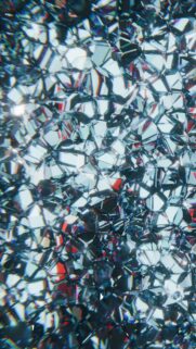 Abstract Shimmering Crystal Fragments Mobile Wallpaper in High Definition