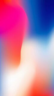 Vibrant Abstract Gradient Wallpaper with Pink Blue and White Fluid Waves for Mobile