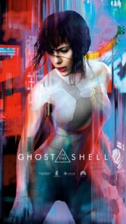 Ghost in the Shell Scarlett Johansson Cyberpunk Poster Wallpaper