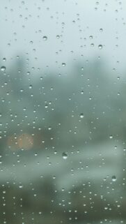 Soothing Raindrops on Glass Window High-Resolution Mobile Wallpaper