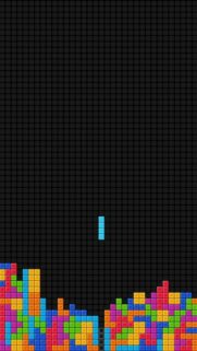 Minimalist Tetris Inspired Colorful Block Pattern Mobile Wallpaper
